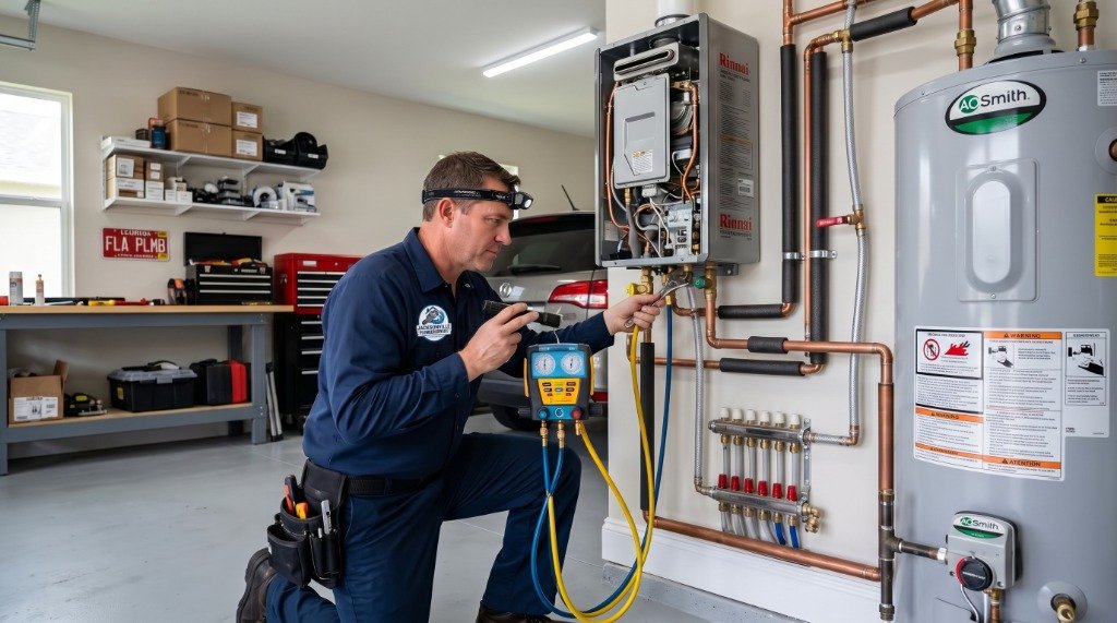 Same day water heater and plumbing repair in Five Points, FL